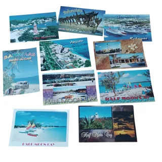 Photo of Vintage Bahamas Postcards - Set of 10 Unused Scenic Ephemera Collection