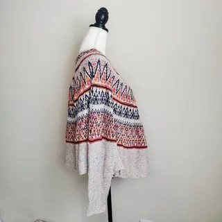 Photo of Cliche Multicolor Poncho Sweater Small