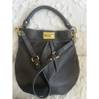 Photo of Marc Jacob's Black Leather Rider Crossbody Bag Leather Saddle Bag