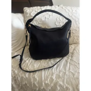Photo of Coach Bleeker Sullivan Pebbled Leather Hobo Crossbody with gold hardware
