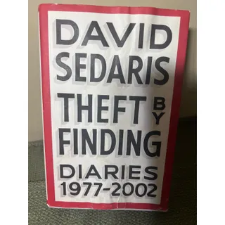 Photo of David Sedaris Theft by Finding Diaries 1977-2002 1st Edition 1st Printing HC