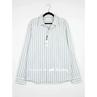 Photo of NWT Banana Republic Men’s Standard Fit Striped Cotton Shirt Size Large