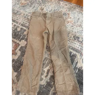 Photo of JK Kids Girls Tan Corduroy Bootcut Pants Size 7 100% Cotton Casual Bottoms