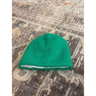 Photo of Pug Life Green Fleece Lined Beanie Hat One Size Winter Knit Skull Cap