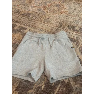 Photo of Wonder Nation Youth Gray Fleece Sweat Shorts Size Small 6/7 Drawstring Lounge Shorts