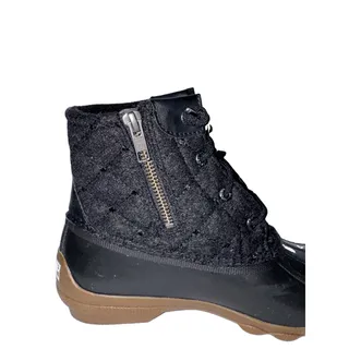 Photo of New Sperry Top-Sider Syren Gulf Wool Black Duck Boots Women's Size 9 STS86441