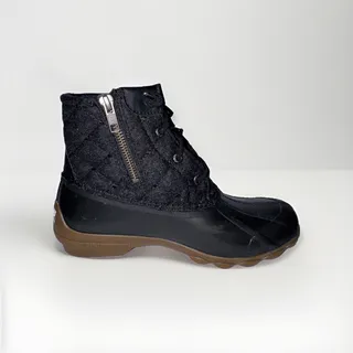 Photo of New Sperry Top-Sider Syren Gulf Wool Black Duck Boots Women's Size 9 STS86441