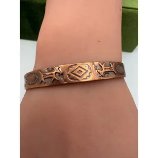 Photo of Bell Trading Post Stamped Copper Cuff Bracelet
