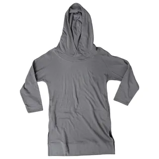 Photo of Intimately Free People Gray Kicking Around Tunic Hoodie Dress Pockets size S