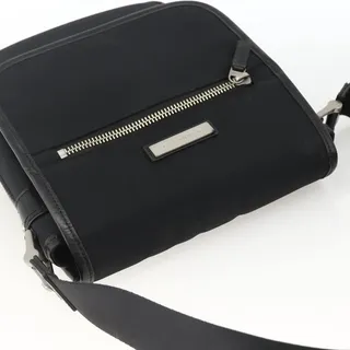Photo of Burberry Nylon Shoulder Bag Black