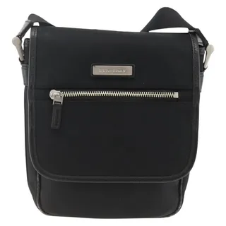 Photo of Burberry Nylon Shoulder Bag Black