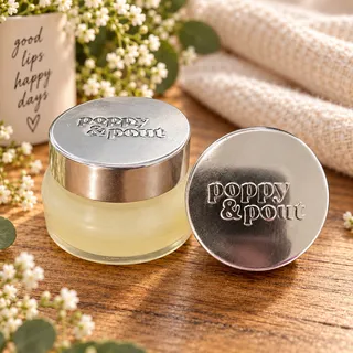 Photo of Poppy & Pout Marshmallow Crème FLUFF Exfoliating Lip Scrub 0.75 oz / 21.5g