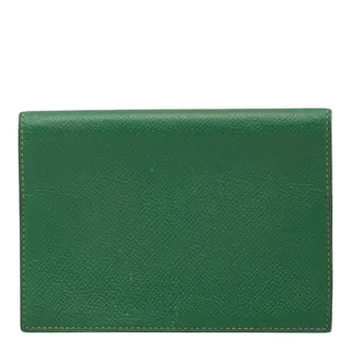 Photo of Hermes Leather Agenda GM Notebook Cover Green