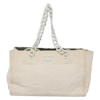 Photo of Chanel Matelasse Chain Shoulder Bag White