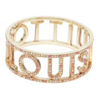 Photo of Louis Vuitton 1001 Milles et Une Bangle Plated Rhinestone Multicolor