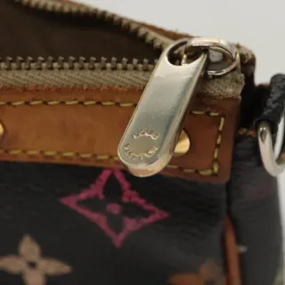 Photo of Louis Vuitton Monogram Multicolor Pochette Accessoires Black Pouch