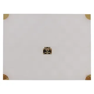 Photo of Louis Vuitton Damier Azur Invitation Case Photo Frame Clear White