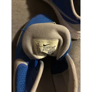Photo of Nike Revolution Running Shoes Youth 6.5Y Blue White Mesh Athletic Sneakers