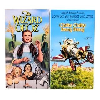 Photo of VHS Lot The Wizard of Oz Chitty Chitty Bang Bang Musical Fantasy Family Classics
