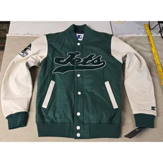 Photo of New York Jets Men's Small Starter Varsity Jacket NEW NWT