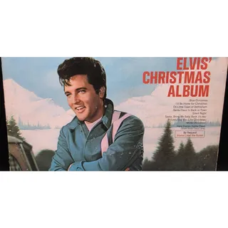 Photo of Elvis’ Christmas Album 1970 RCA Camden Mono LP – Good Jacket, Clean Vinyl