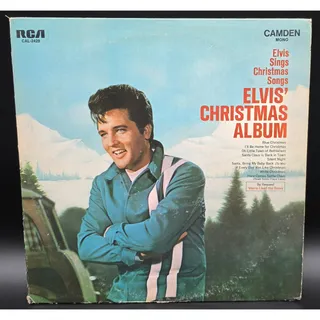Photo of Elvis’ Christmas Album 1970 RCA Camden Mono LP – Good Jacket, Clean Vinyl