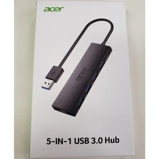 Photo of Acer USB Hub 4 Ports, Multiple USB 3.0 Hub, USBA Splitter for Laptop W Type C
