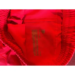 Photo of All in Motion Shorts Girls L 10/12 Red Athletic Drawstring Zipper Pockets Active
