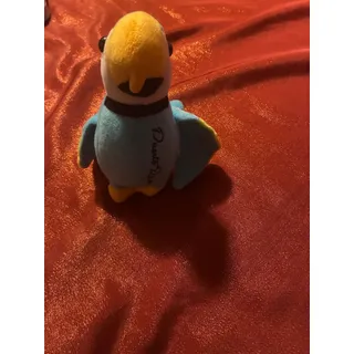 Photo of Puerto Rico Plush Parrot Bird Souvenir Stuffed Toy Blue Yellow Small Collectible