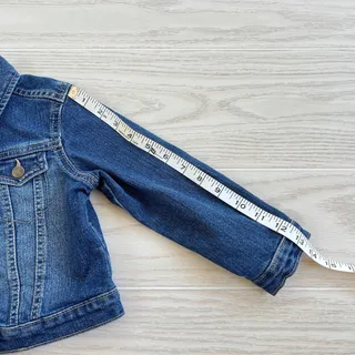 Photo of Children’s Place Toddler Girls Denim Jacket Size 3T Navy Blue