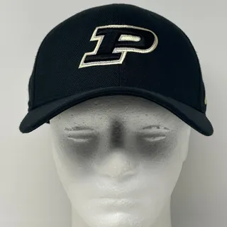 Photo of Purdue University Boilermakers Hat Baseball Cap Flex Fitted M-L Nike Black