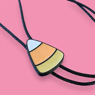 Photo of Candy Corn Bolo Tie