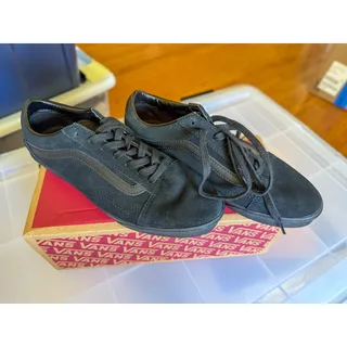 Photo of Vans Old Skool Lowpro Unisex Sneakers Black 5.5M/7W VN000D0EBKA
