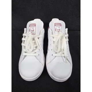 Photo of Adidas Stan Smith White Magic Mauve Gold Metallic Women's 5.5