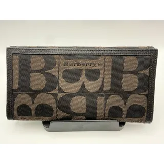 Photo of Burberrys of London Vintage Continental Long Wallet – Brown/Black