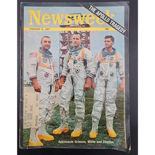Photo of Apollo Space History Collector Set – 2019 50th Anniversary Coins, 1969 Moon Stamps, 1967 Newsweek Apollo 1 Tragedy Issue & NASA Embroidered 50th Anniv Patches