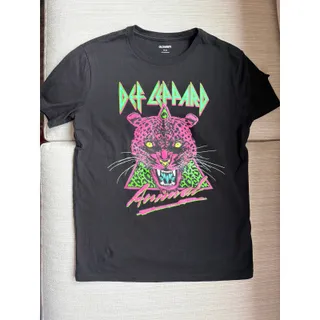 Photo of Old Navy Def Leppard Gender-Neutral Graphic T-Shirt for Kids XXL | Black Jack