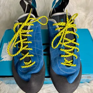 Photo of SCARPA Mountain Climbing Trail Backpacking Shoes HELIX Hyper Blue Men's 48/US14