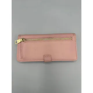 Photo of Steve Madden Ballen Gravity Slim Foldover Wallet Dusty Rose Pink-GUC