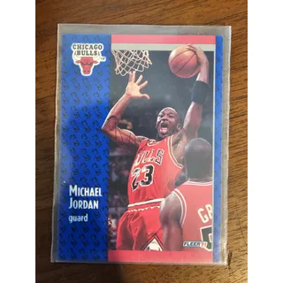 Photo of Michael Jordan 1991-1992 Fleer #29 - Chicago Bulls - NBA