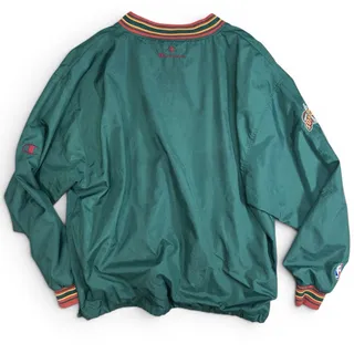 Photo of Vintage Champion Seattle Sonics Jacket XL NBA Pullover Windbreaker Green