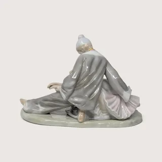 Photo of Vintage Paul Sebastian Porcelain Ballet Figurine Dancer Figurine