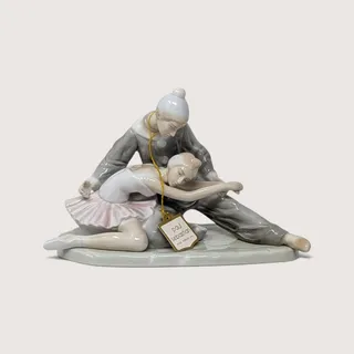 Photo of Vintage Paul Sebastian Porcelain Ballet Figurine Dancer Figurine