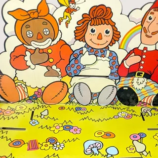 Photo of 1974 Raggedy Ann Pop-Up Tea Party Colorforms