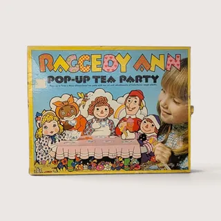 Photo of 1974 Raggedy Ann Pop-Up Tea Party Colorforms