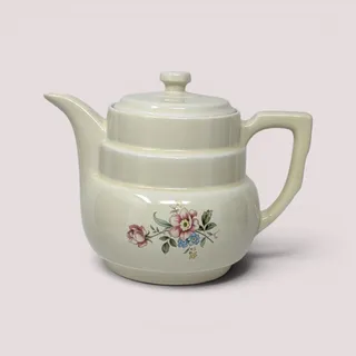 Photo of Vintage Hall China Rambling Rose Drip-O-Lator Coffee Pot