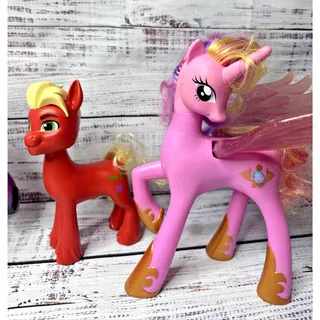 Photo of My Little Pony Lot G4 Princess Celestia Luna Glitter Cadance G5 Hitch Trailblaze