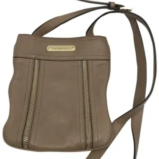 Photo of MK Leather Crossbody Bag Zipper Front