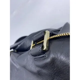 Photo of Jimmy Choo Justine Handbag Black Leather Shoulder Bag