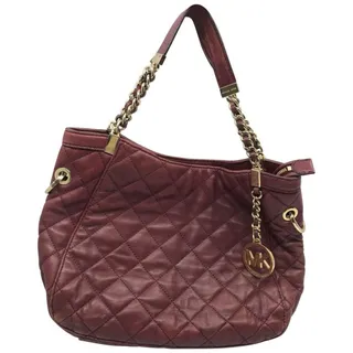 Photo of Michael Kors Brown Quilted Leather Shoulder Bag